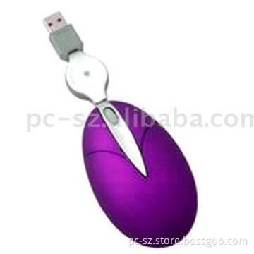 Mini symmetrical mouse for laptop users and notebook computers